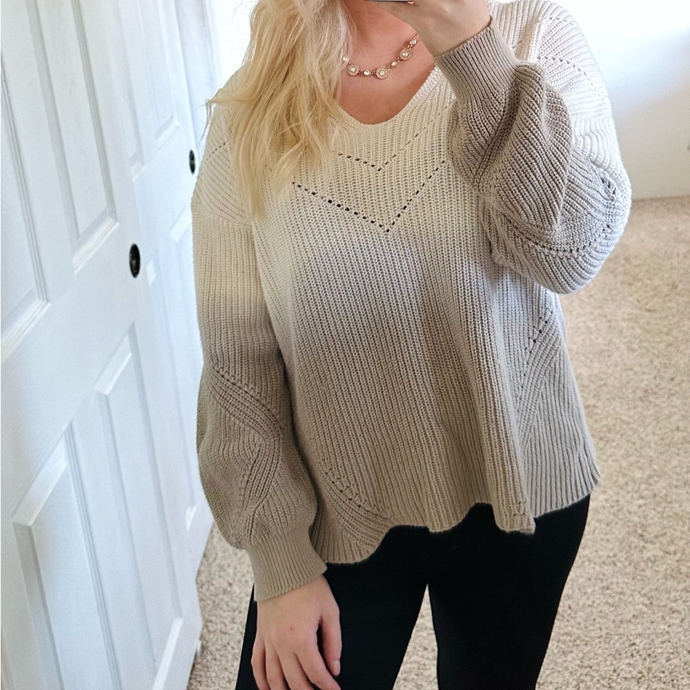 American Rag Ombre Knit Sweater